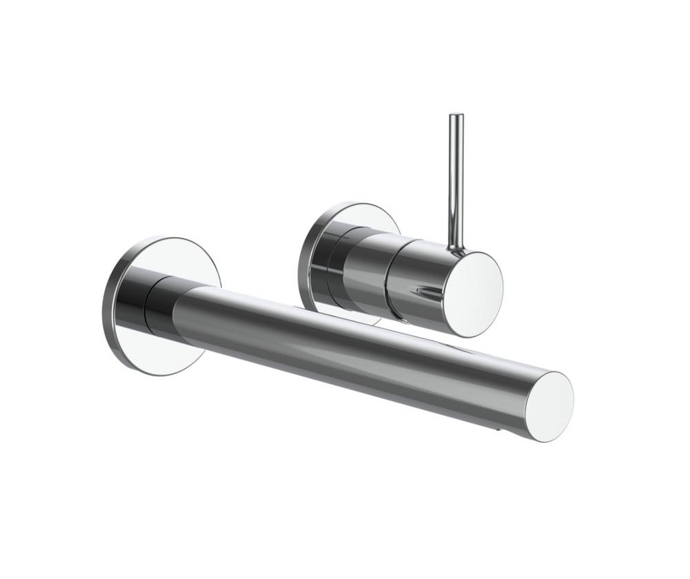 LAU TWINPLUS SLIM SIMIBOX WASHBASIN 2-POINT DECOR P195 CHROME HF505470100000 Studio line